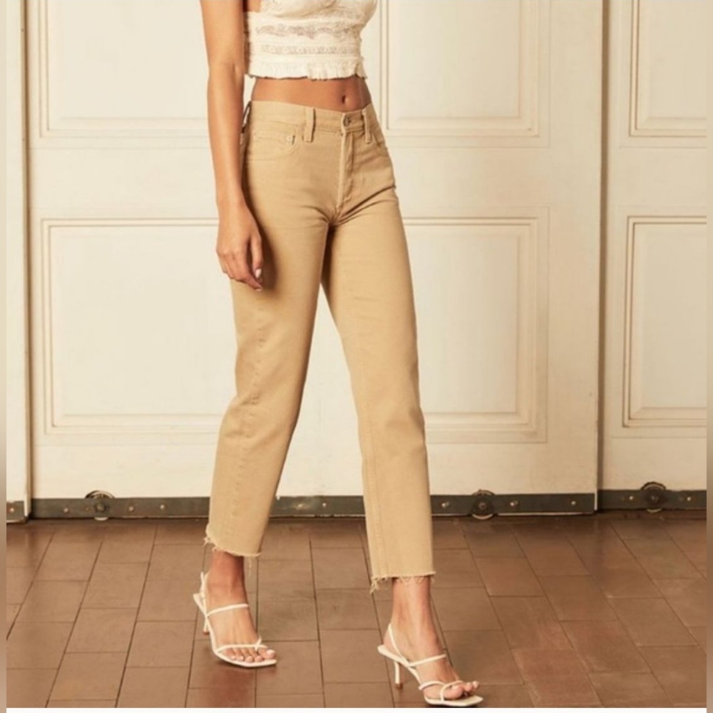 NWT Boyish The Tommy High-Rise Rigid Straight Jeans in The Crowd, Size 26